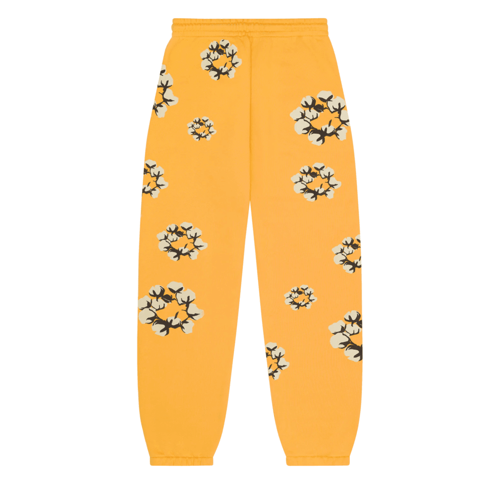 Denim Tears x CPFM Cactus Tears Wreath Sweatpants Yellow