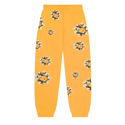 Denim Tears x CPFM Cactus Tears Wreath Sweatpants Yellow 02