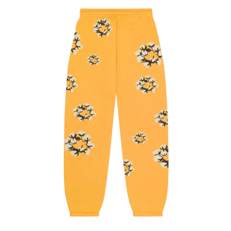 Denim Tears x CPFM Cactus Tears Wreath Sweatpants Yellow