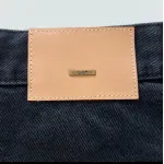 Louis Vuitton Monogram Detail Carpenter Denim Pants Black