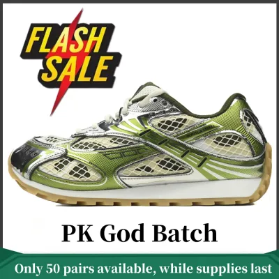 PK God Batch Bottega Veneta Orbit Sneaker Olive Green 01