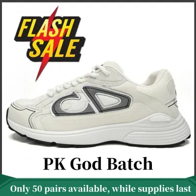 PK God Batch Dior Light Grey 'B30' Sneakers White 3SN279ZND-H000 01