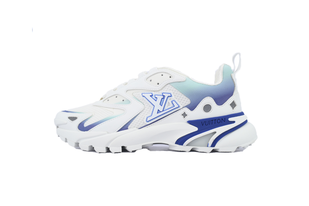PK God Batch Louis Vuitton Run Tatic White Blue