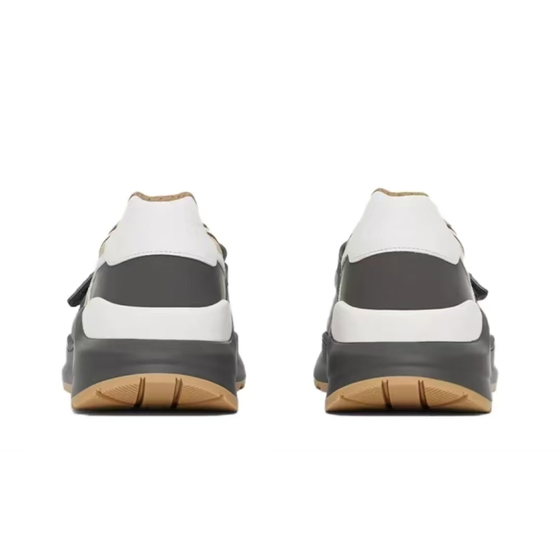 Burberry House Check Pattern Canvas Sneakers Beige/Black