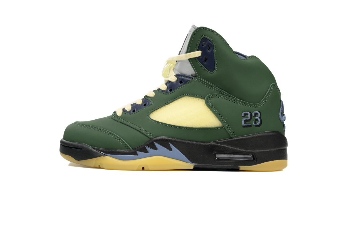 PK God Batch Air Jordan 5 "Navy Green” FZ5758-003