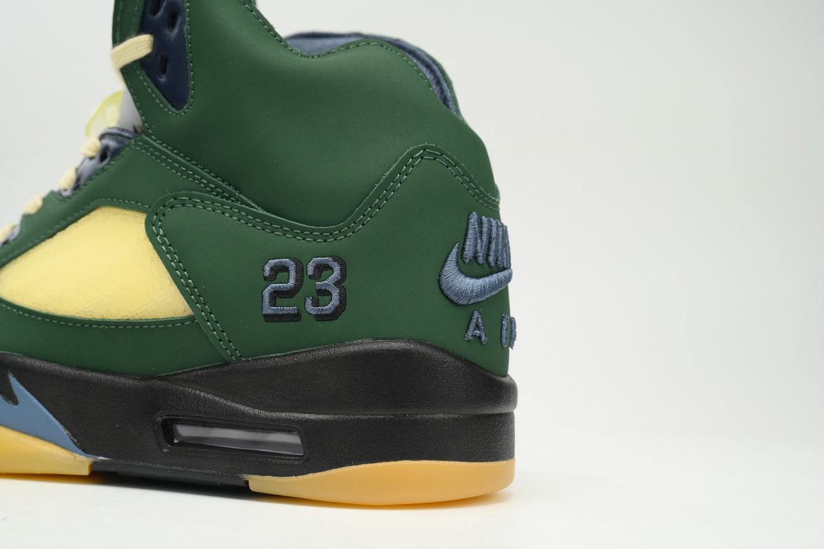 PK God Batch Air Jordan 5 "Navy Green” FZ5758-003