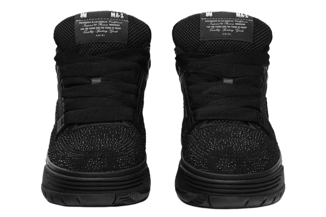 PK God Batch AMIRI Crystal Ma-1 Sneakers Black
