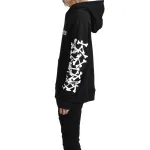 Amiri Men's Bones Stacked Hoodie Black