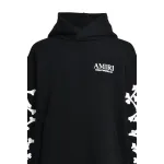 Amiri Men's Bones Stacked Hoodie Black