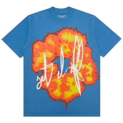 Denim Tears x Offset Set It Off #2 T-Shirt 'Blue' 01