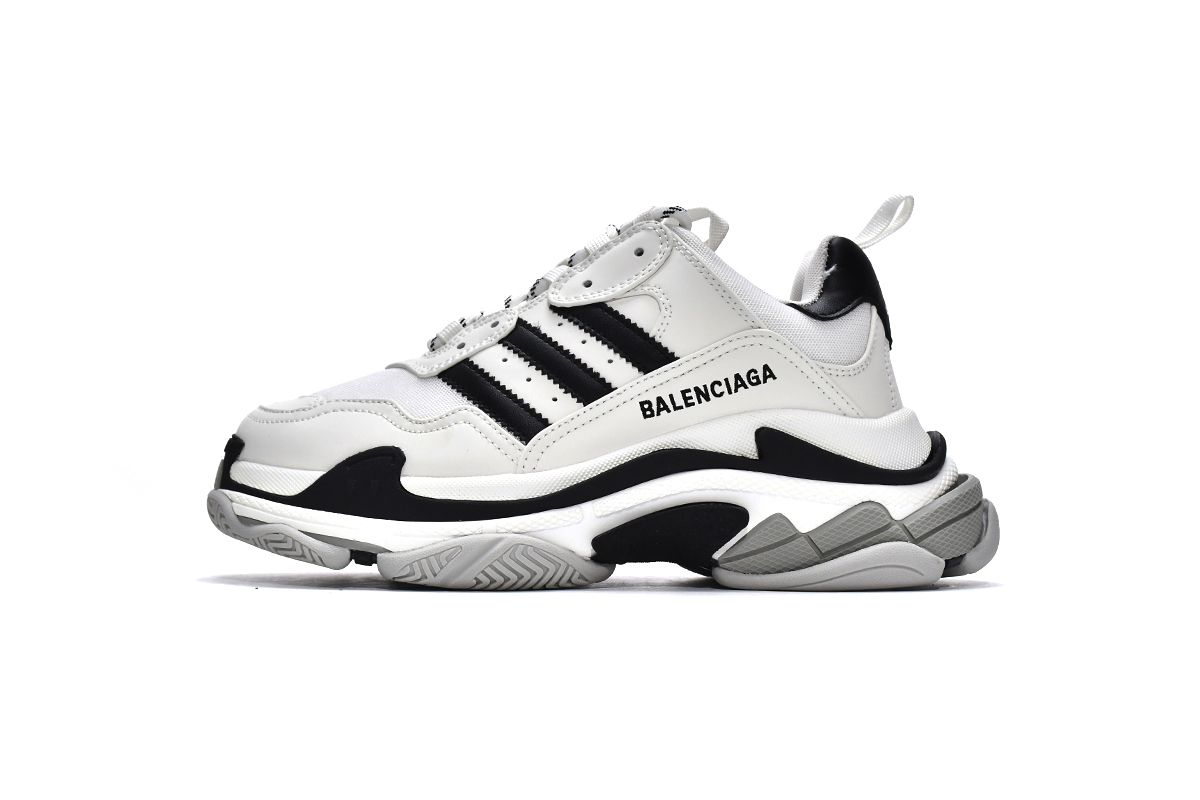 Pkstockx Adidas x Balenciaga Triple S Black/White