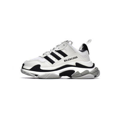 Pkstockx Adidas x Balenciaga Triple S Black/White 01