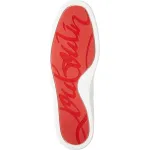 Christian Louboutin  Louis Junior Spikes Sneakers White