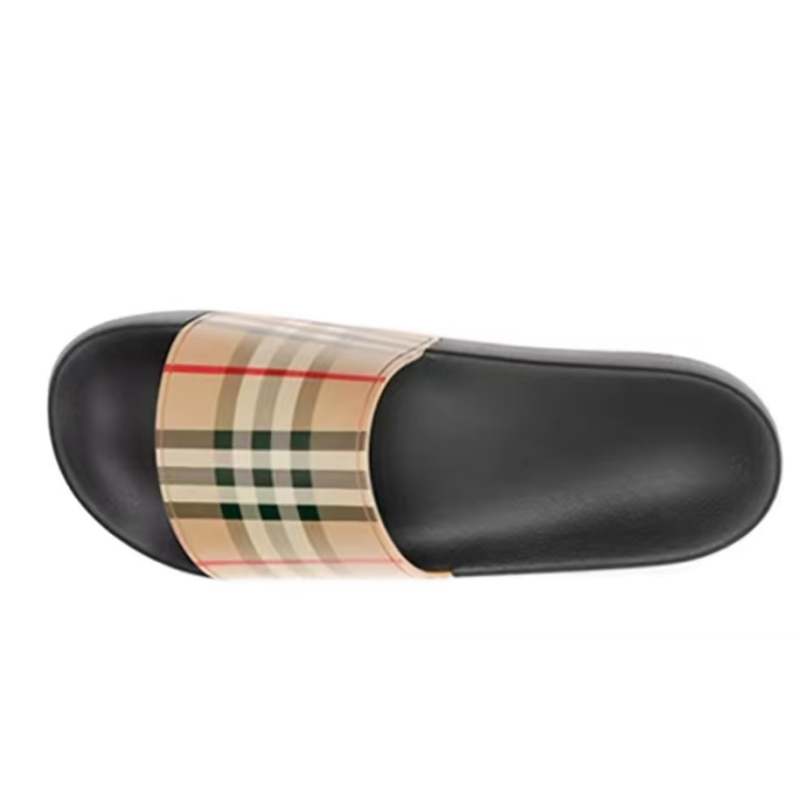 Burberry Vintage Check Slides Archive beige