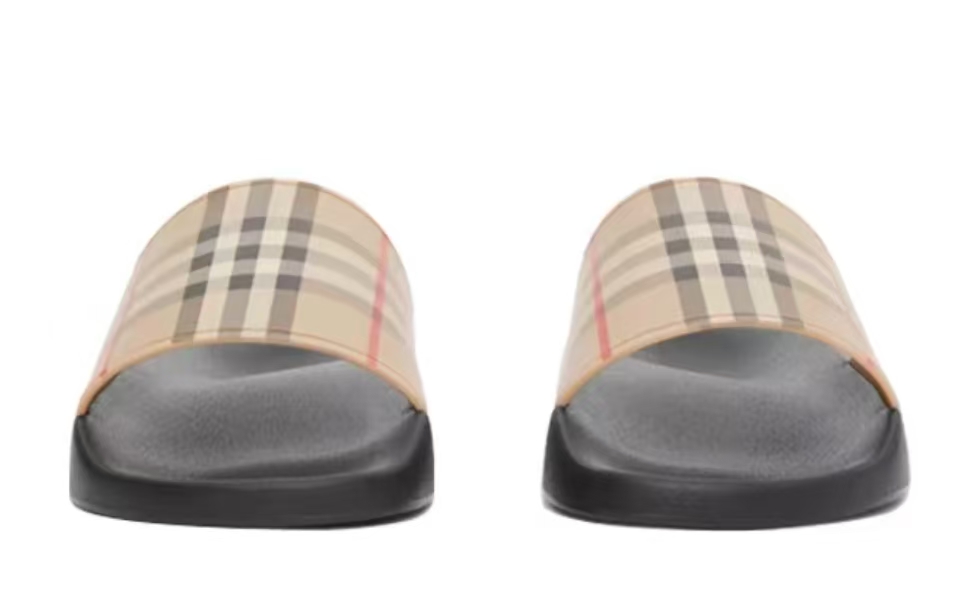 Burberry Vintage Check Slides Archive beige