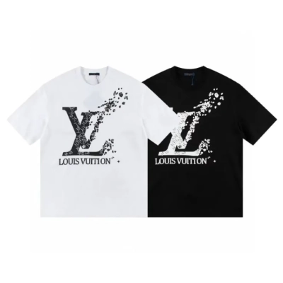 Louis Vuitton T shrit Black/White 01