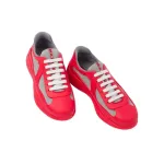 Prada America's Cup Low Top Sneaker Red