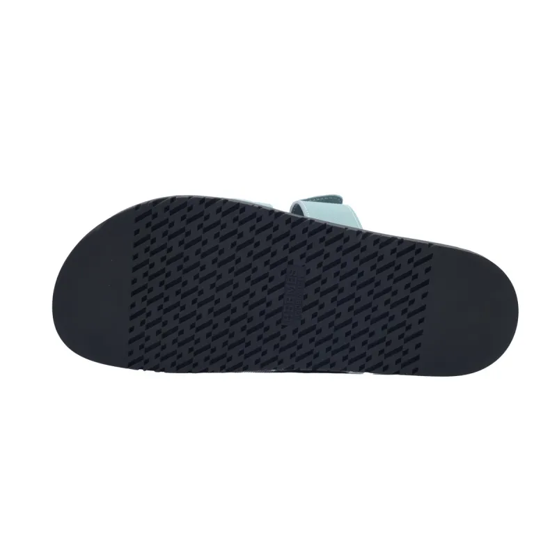 Hermes Flat Slippers Blue