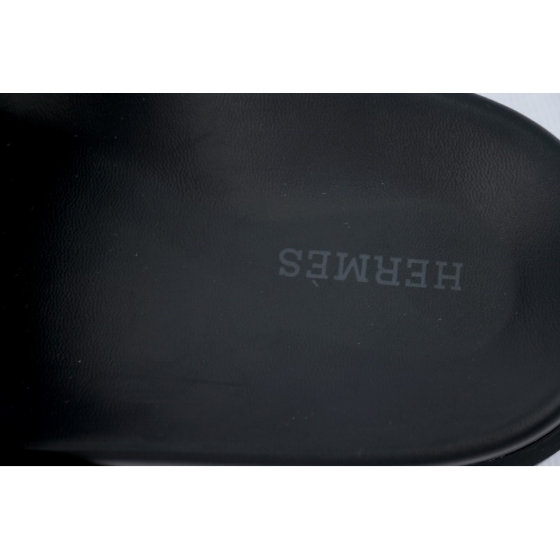 Hermes Flat Flip Flops Brown