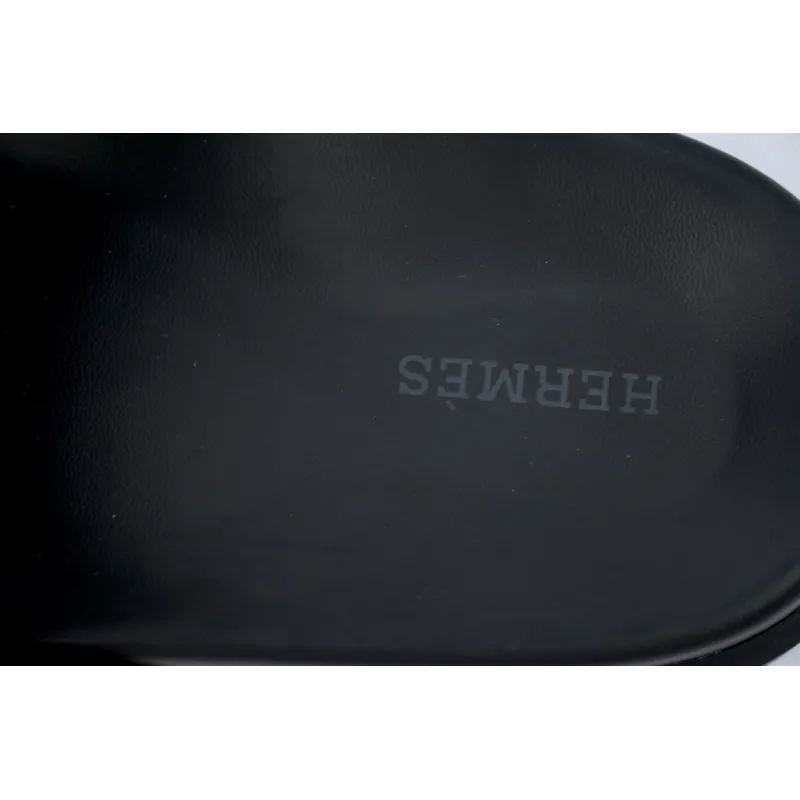 Hermes Flat Flip Flops Brown