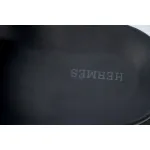 Hermes Flat Slippers Black