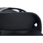 Hermes Flat Slippers Black