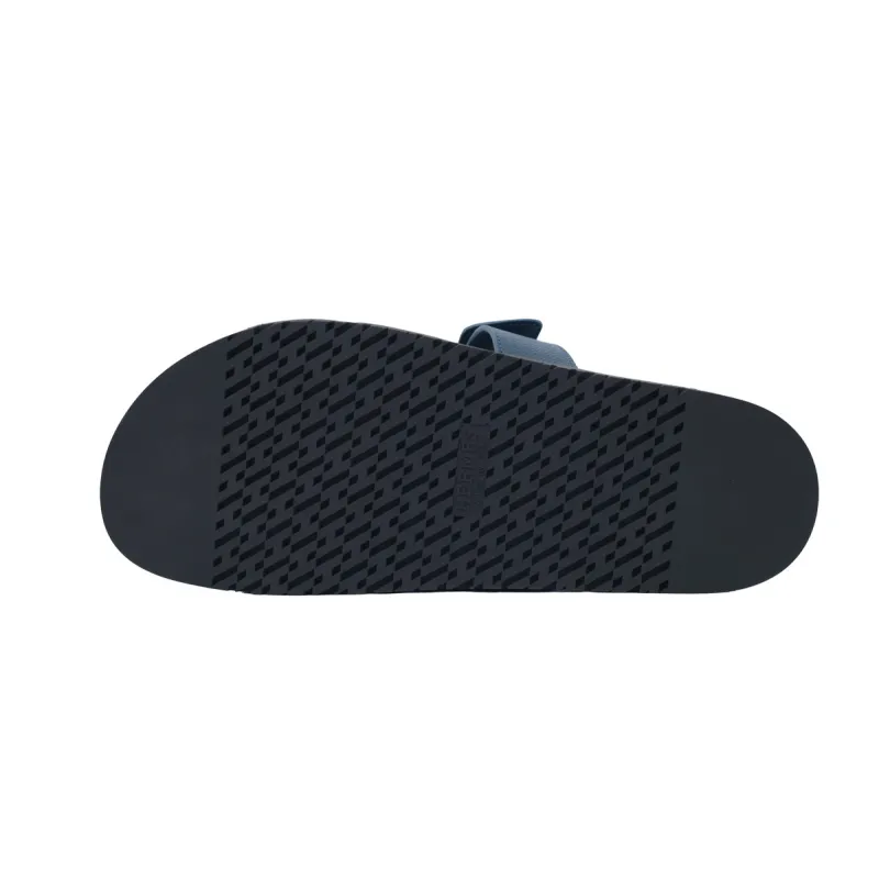Hermes Flat Slippers Black Blue