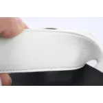 Hermes Flat Slippers White