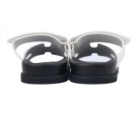 Hermes Flat Slippers White