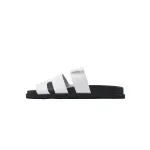 Hermes Flat Slippers White