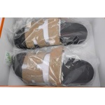  Hermes flat flip flops Khaki