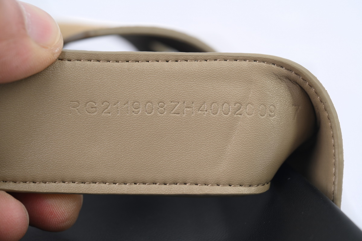 Hermes flat flip flops Khaki