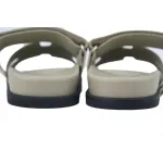 Hermes Khaki flip flops