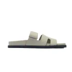Hermes Khaki flip flops