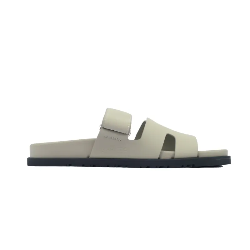 Hermes Khaki flip flops
