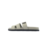 Hermes Khaki flip flops