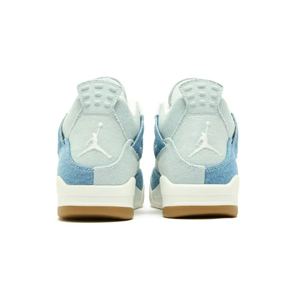PK God Batch Air Jordan 4 Denim Worn Blue