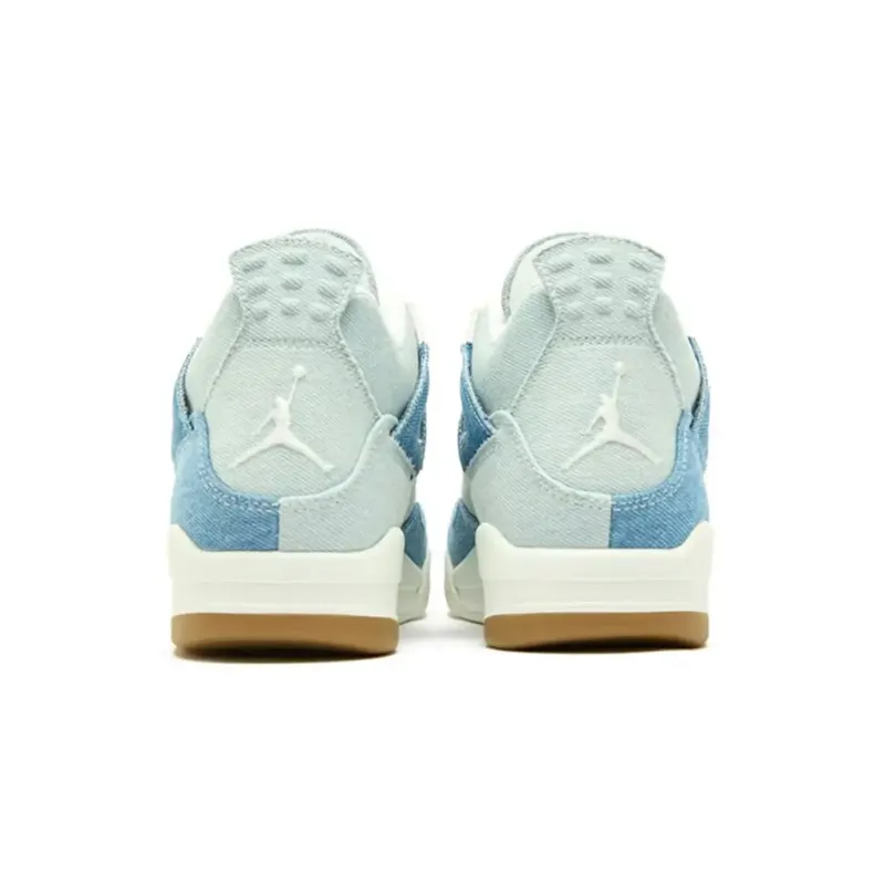 PK God Batch Air Jordan 4 Denim Worn Blue