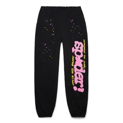 Sp5der P*NK V2 Sweatpant Black 01