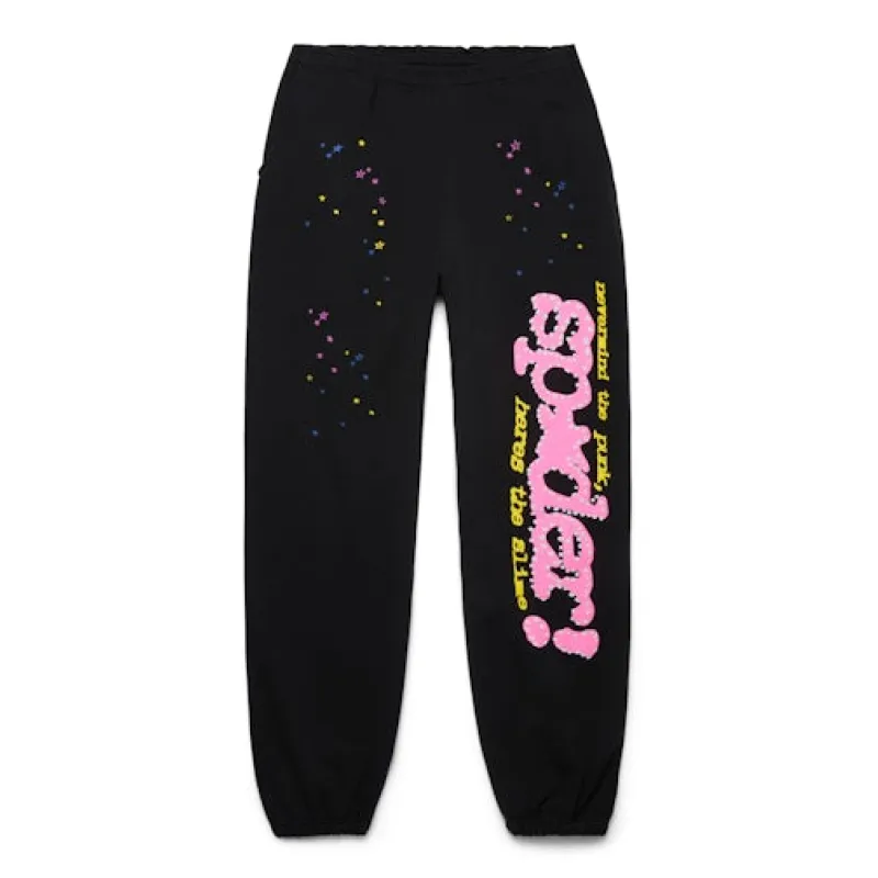 Sp5der P*NK V2 Sweatpant Black