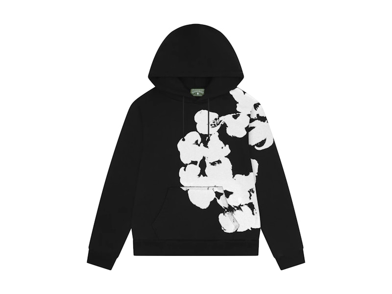 Denim Tears Big Cotton Wreath Sweatshirt Black