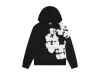 Denim Tears Big Cotton Wreath Sweatshirt Black