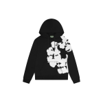 Denim Tears Big Cotton Wreath Sweatshirt Black