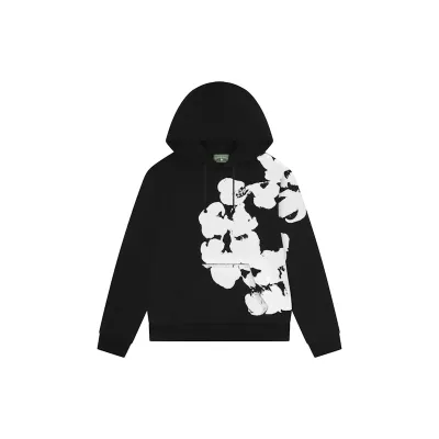 Denim Tears Big Cotton Wreath Sweatshirt Black 01
