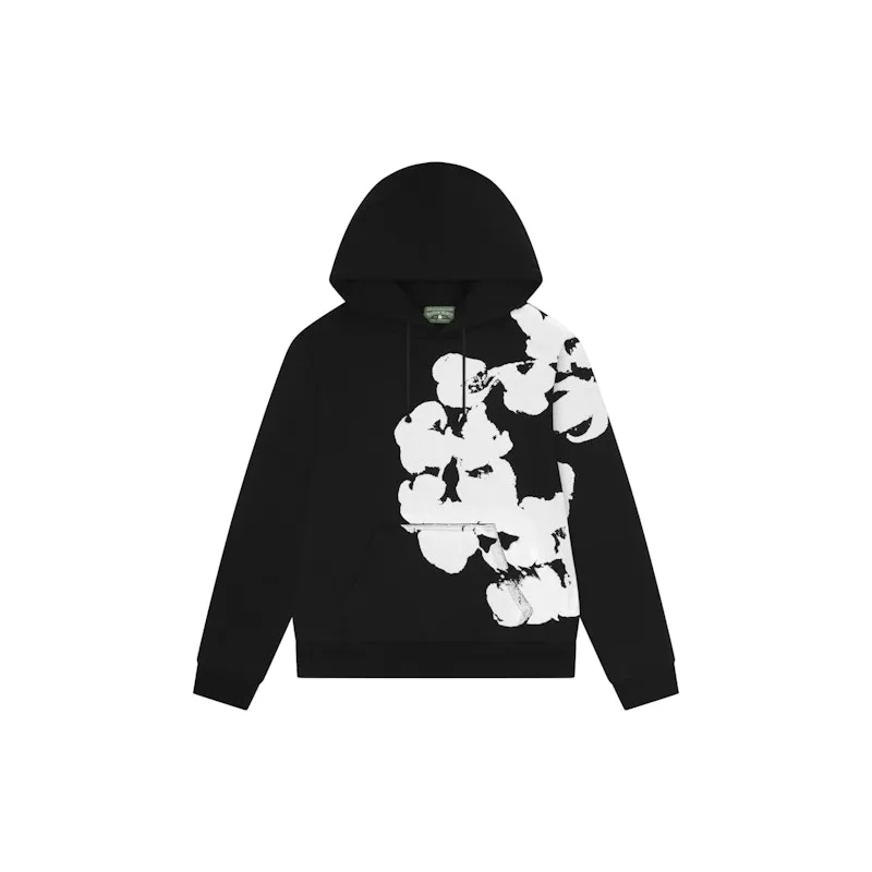 Denim Tears Big Cotton Wreath Sweatshirt Black