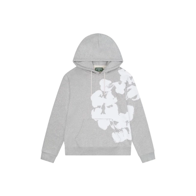 Denim Tears Big Cotton Wreath Sweatshirt Grey 01