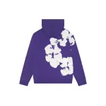 Denim Tears Big Cotton Wreath Sweatshirt Purple