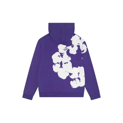 Denim Tears Big Cotton Wreath Sweatshirt Purple 02