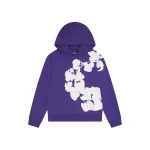 Denim Tears Big Cotton Wreath Sweatshirt Purple