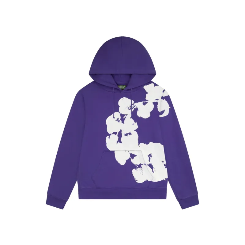 Denim Tears Big Cotton Wreath Sweatshirt Purple